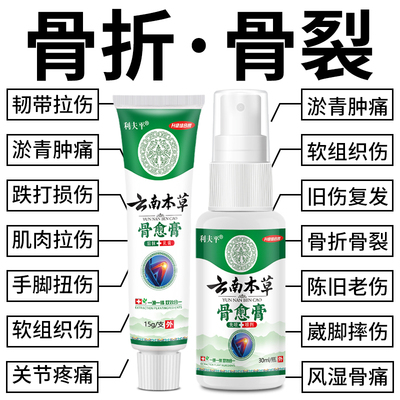 骨裂接骨续筋跌打损伤套装