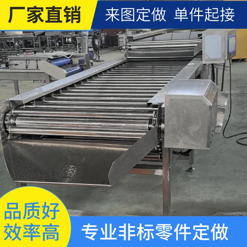 全自动滚杠分级机304不锈钢果蔬分选设备土豆等分级机可调间隙