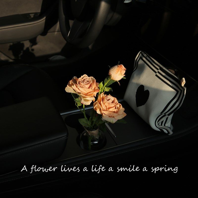车载花束法式油画焦边仿玫瑰氛围车内饰品适用汽车摆件水杯架装饰,汽车用品/电子/清洗/改装,摆件,淘宝优惠券,粉丝福利购,淘宝优惠卷