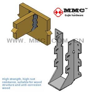 梁支撑接头u型吊坠木屋配件木结构房屋金属配件jus38a Gojie
