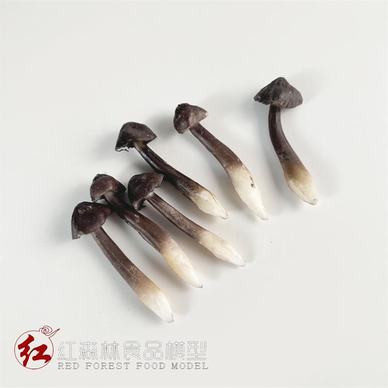 仿真鸡枞菌食品模型厨房样品菜酒店装饰餐厅摆件