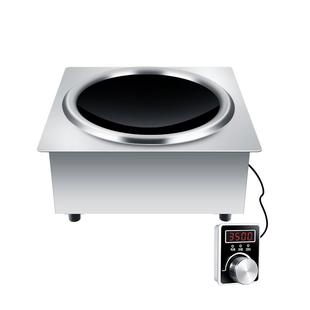 大功率电磁炉凹面电炒炉家用3500W单头嵌入式电灶台商用5000W猛火