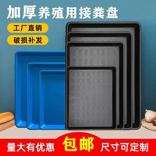 塑料托盘长方形家用盘子简约大号置物盘特大尺寸接水盘狗笼鸡粪盘