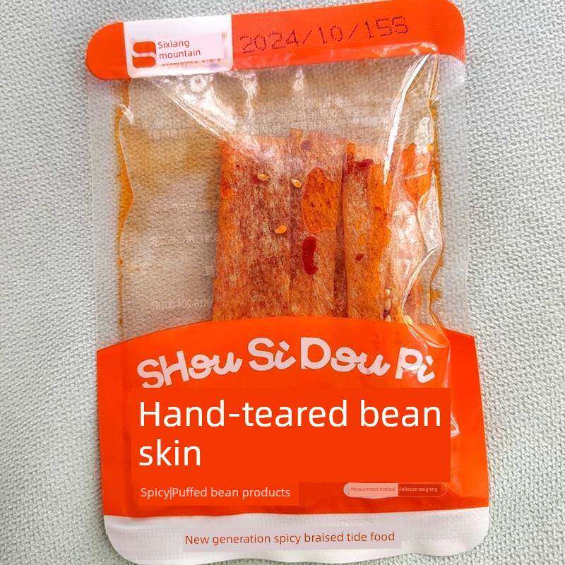 四象山手撕豆腐皮麻辣条湘式麻辣豆腐皮麻辣片麻辣小吃休闲小食袋