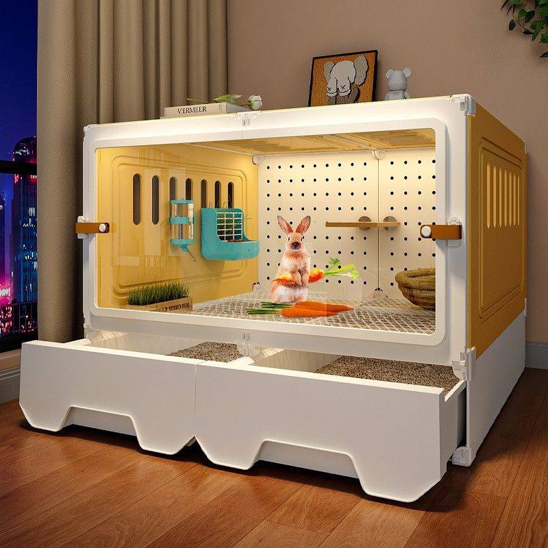 全景兔子笼子带厕所家用大号防喷尿兔别墅豪华室内专用侏儒兔窝,宠物/宠物食品及用品,笼子,淘宝优惠券,粉丝福利购,淘宝优惠卷