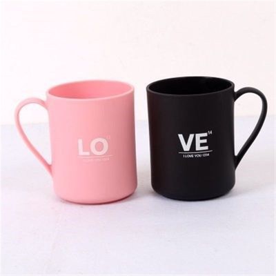 小麦秸秆水杯洗簌杯卫生间漱口杯子口中盅刷牙缸涑嗽口杯塑料情侣