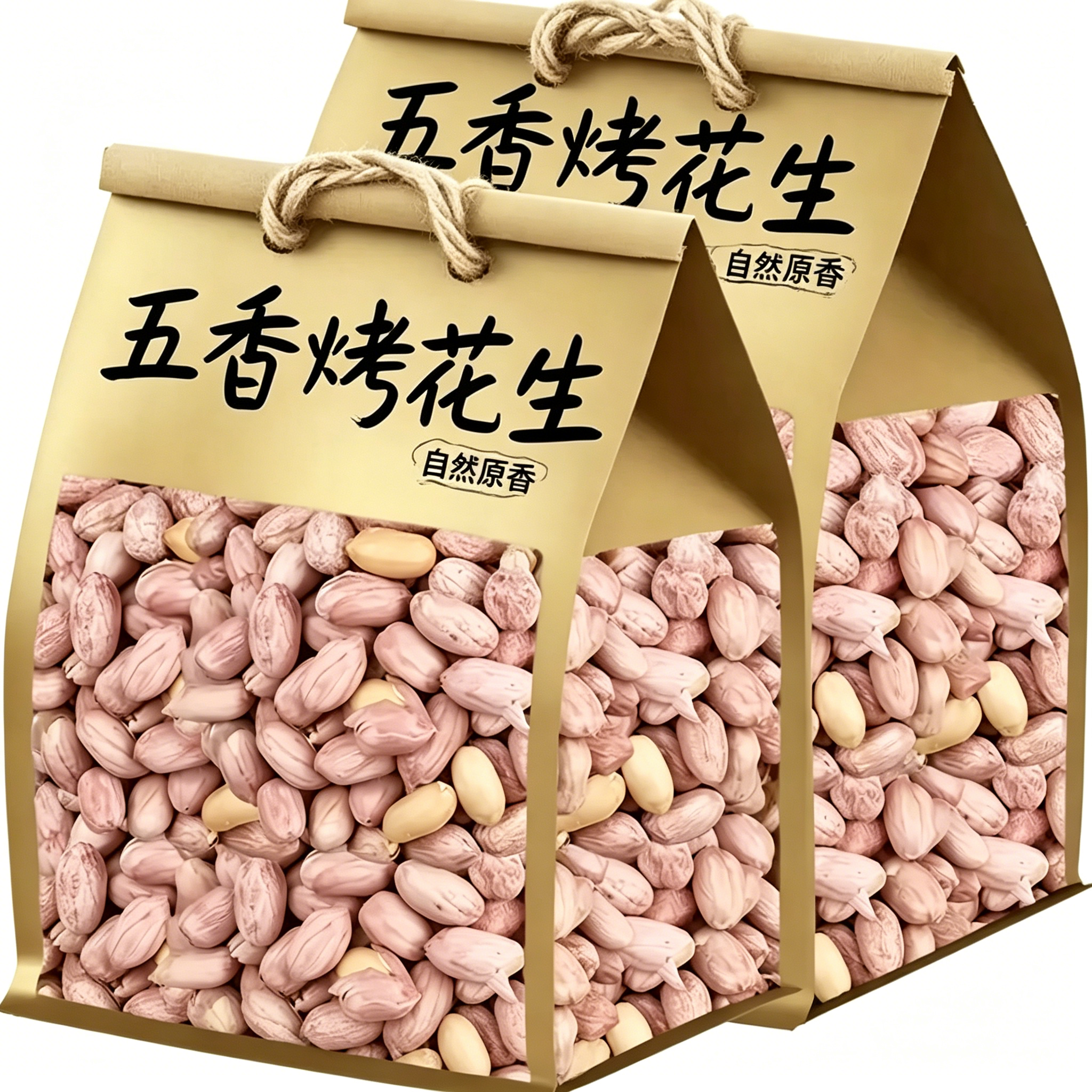 【净重】五香花生米蒜香奶香多味花生炒货下酒菜散装休闲零食