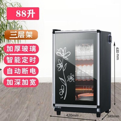 消毒柜家用小型台式不锈钢商用迷你桌面立式餐具消毒碗柜高温