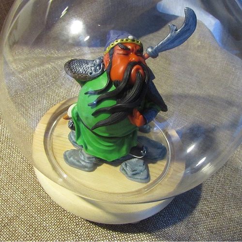 王子面塑关羽关公武财神家居办公室摆件开业礼品手工艺品面人包邮