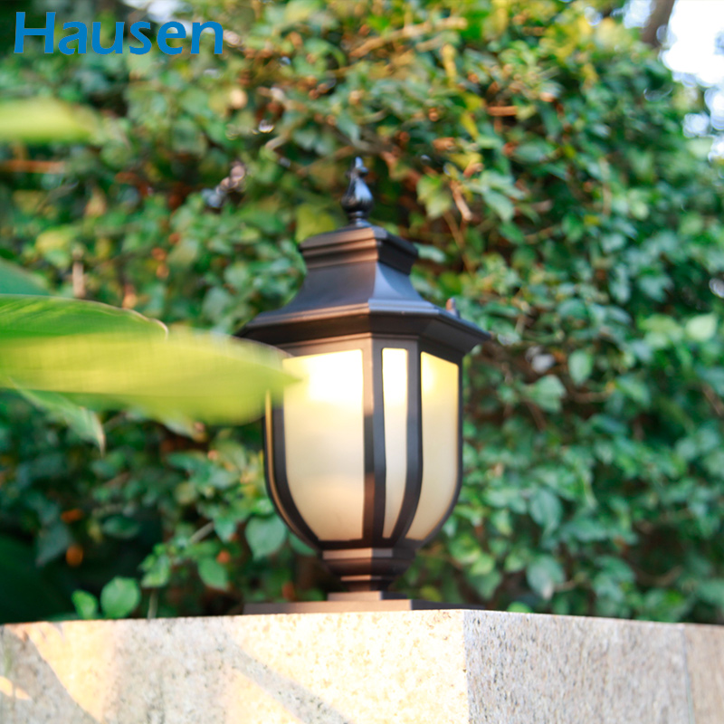 欧式柱头灯防水户外庭院灯家用室外超亮门柱灯围栏花园大门围墙灯