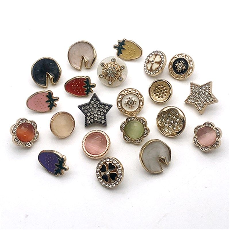 金属衬衫扣子男女百搭衬衣毛衣金色黑色圆形衣服装饰珍珠高档钮扣,居家布艺,纽扣,淘宝优惠券,粉丝福利购,淘宝优惠卷