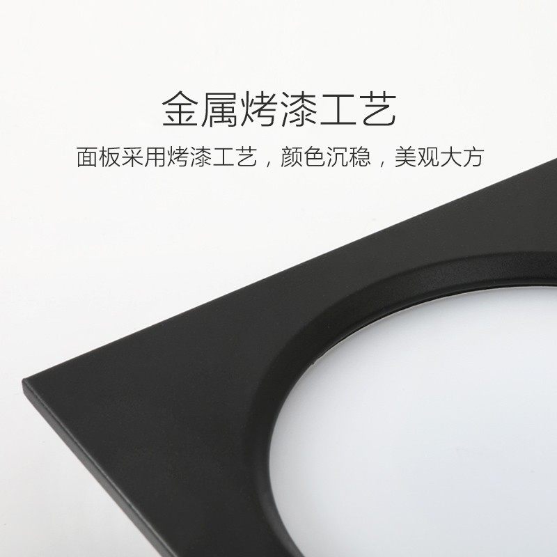 led格栅灯15x15网格吊顶嵌入式射灯葡萄架黑色方形筒灯双头斗胆灯