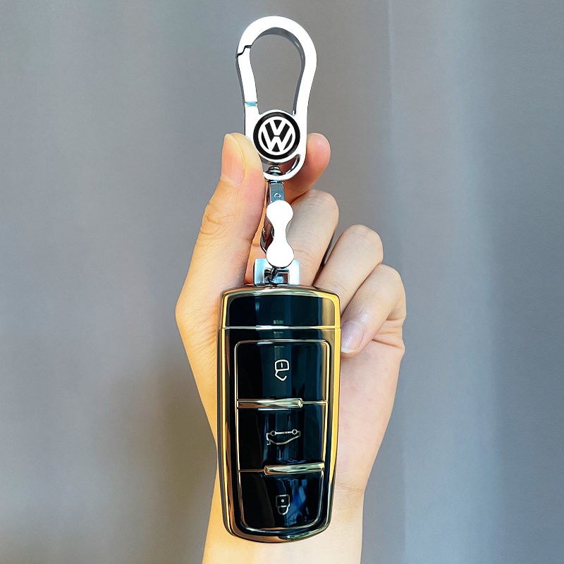 大众CC钥匙套老款迈腾12/13/14/15/16/17/18款汽车锁匙包壳扣男女