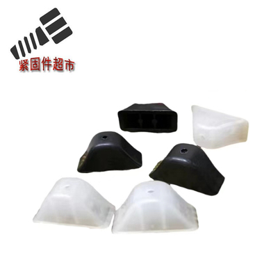 彩钢瓦胶堵头塑料封堵840/900黑橡胶块阳光板配件瓦垫透明胶瓦堵