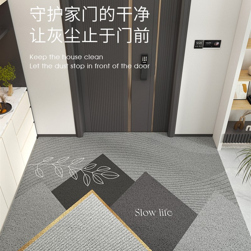 入户门地垫进门门口玄关脚垫2023新款门前门垫耐脏丝圈进户门地毯