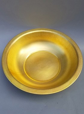 手工加厚铜盆锻造黄铜脸盆大婚嫁妆盆SPA足浴洗泡脚盆洗pp老铜盆