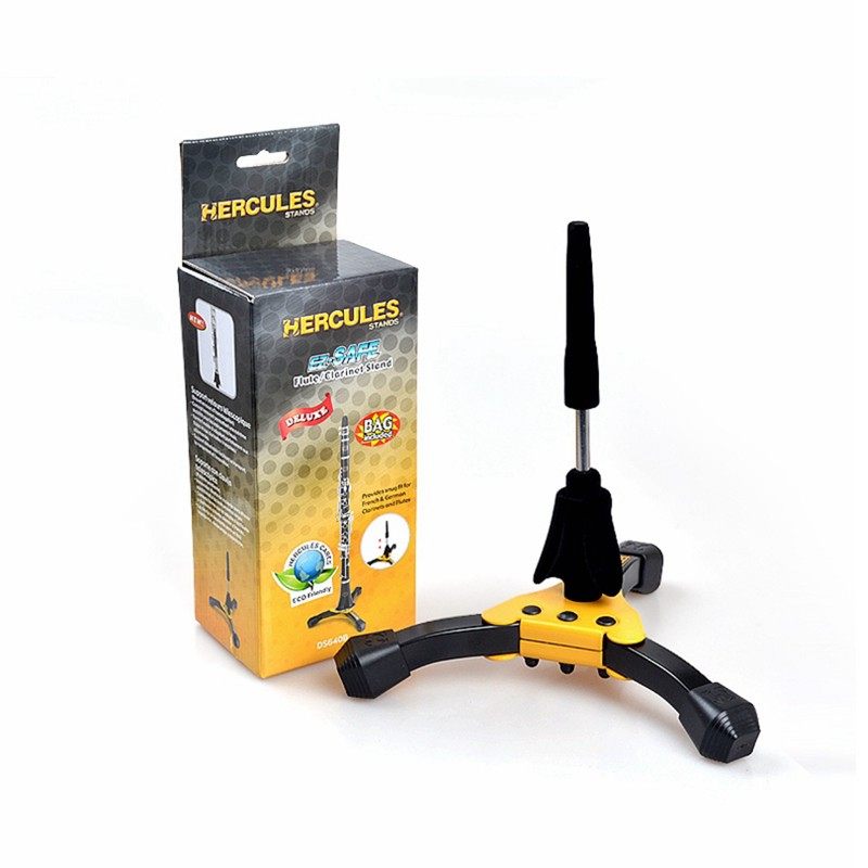 海克力 长笛单簧管黑管支架 短笛架子 竹笛展示架子 乐器金属架