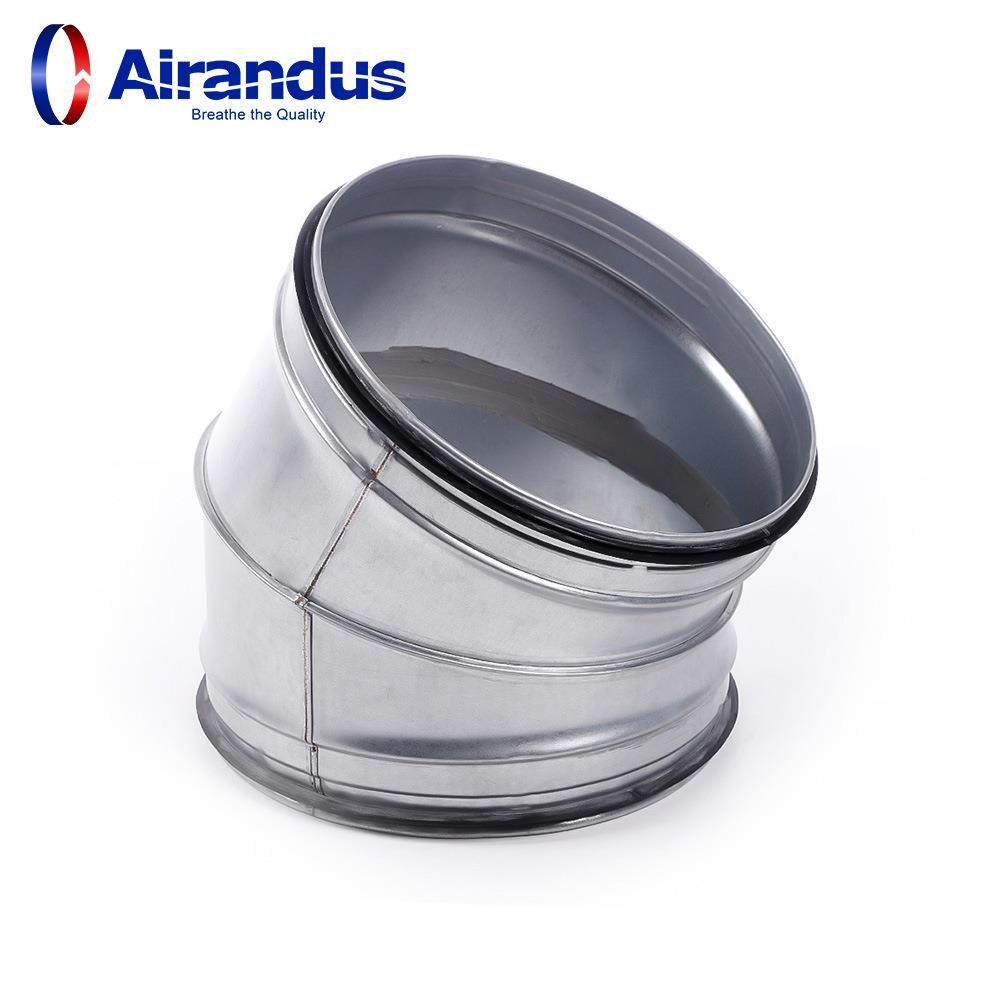 BF度镀锌板咬口弯通风管安装件外接带胶冲压管道空调通风系统,基础建材,风管,淘宝优惠券,粉丝福利购,淘宝优惠卷