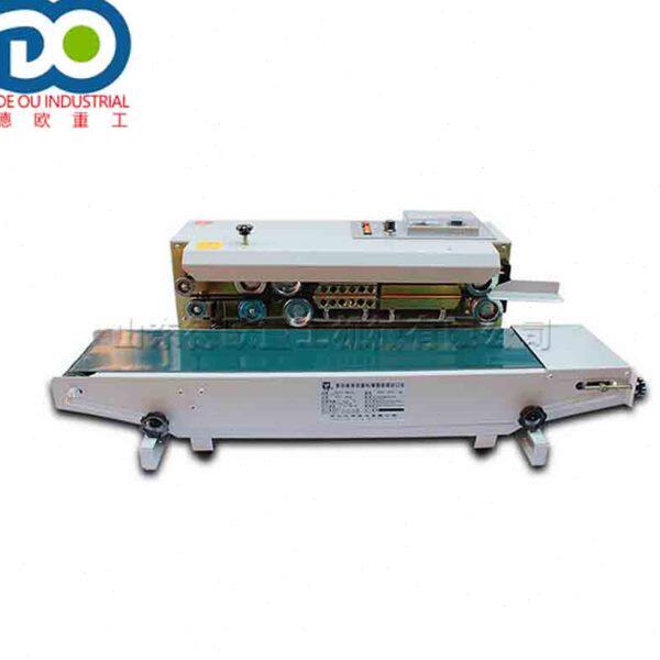 食品厂塑料薄膜袋封边机 连续式打码封口机 薄膜铝箔袋封边机