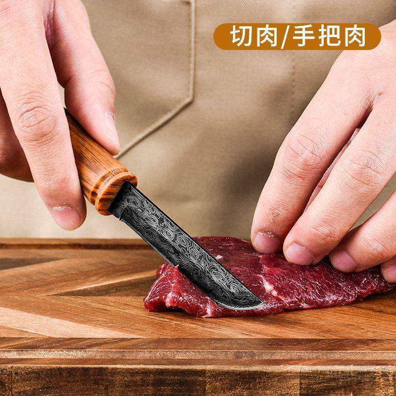 少夫人竹节水果刀高硬度户外小刀