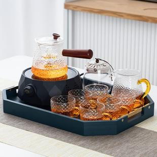 家用泡茶加热烧水壶小型花茶壶蒸煮茶炉 电陶炉煮茶器玻璃茶具套装