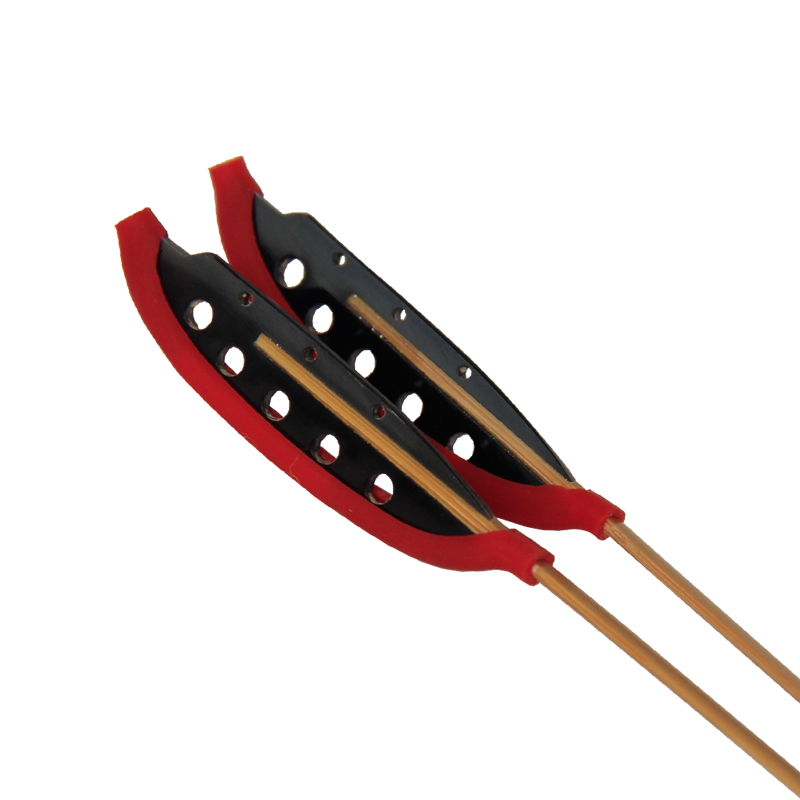 扬琴琴竹正反敲紫檀\黑白牛角琴竹黑色贝雕手柄重头牛骨琴竹