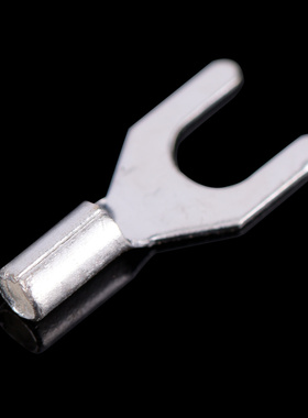 【品质】UcT叉形冷压接线端子UT0.5-3叉形裸端子 黄铜 2000只