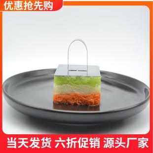 饰创意菜品造型不锈钢饭团压模造型心形慕斯圈 凉菜模具冷菜摆盘装