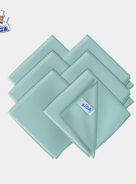 MR.SIGA擦玻璃抹布 密织工艺 无水印不掉毛 加厚家用镜子清洁布