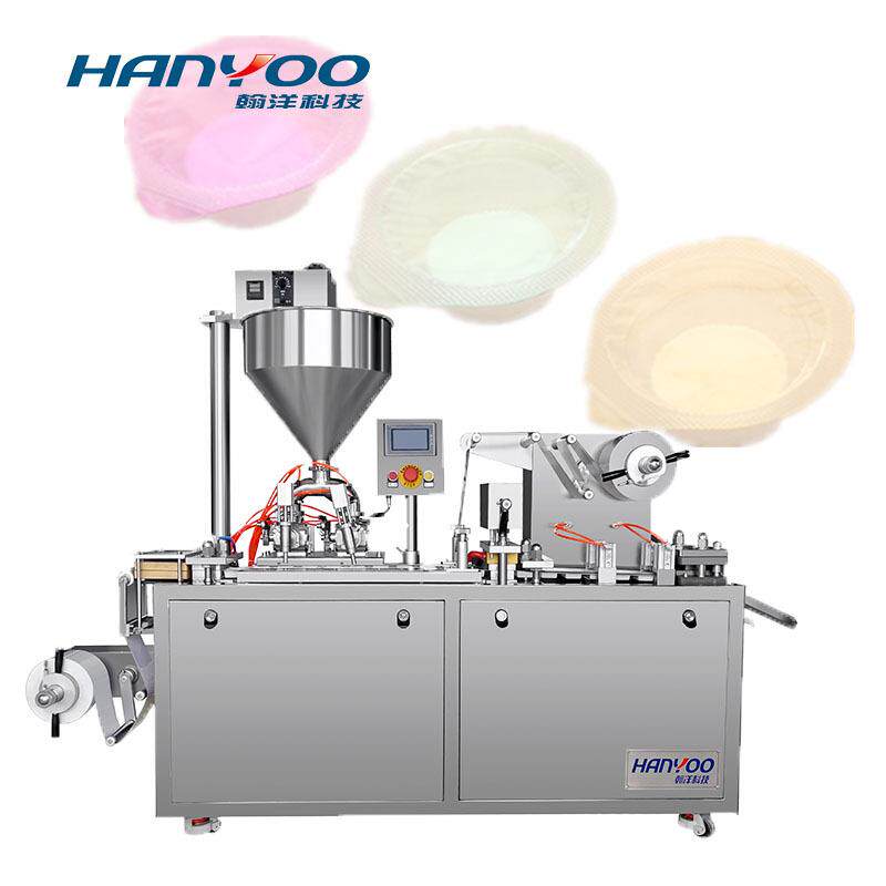 小黄油发膜泡罩包装机润发素护发素小样压泡灌装机厂家直供