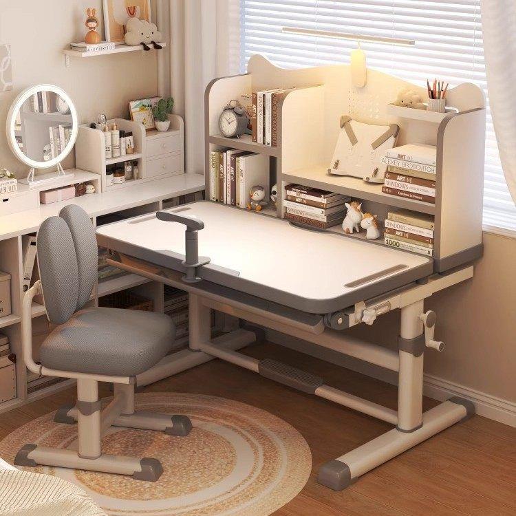2025新款儿童学习桌小学生家用写字书桌小孩写作业专用桌子可升降