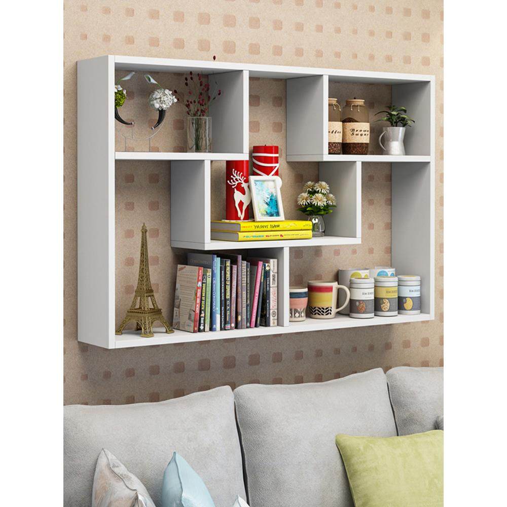 实木书架墙上置物架壁挂吊柜墙面装饰架壁柜卧室收纳简约现代酒架,住宅家具,搁板/置物架/家用陈列架,淘宝优惠券,粉丝福利购,淘宝优惠卷