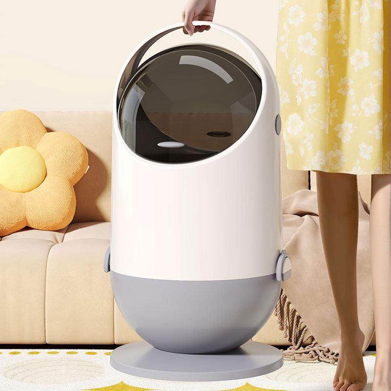 垃圾桶家用创意大小迷你桌面收纳桶可爱干湿分类垃圾箱带盖子垃圾