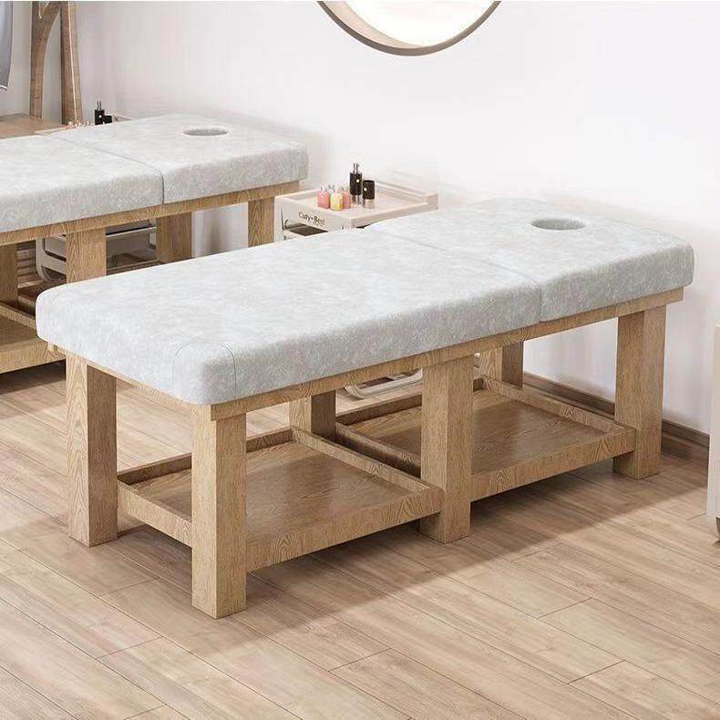 实木美容床美容院专用减肥推拿按摩理疗踩背床美睫纹绣带洞艾灸床