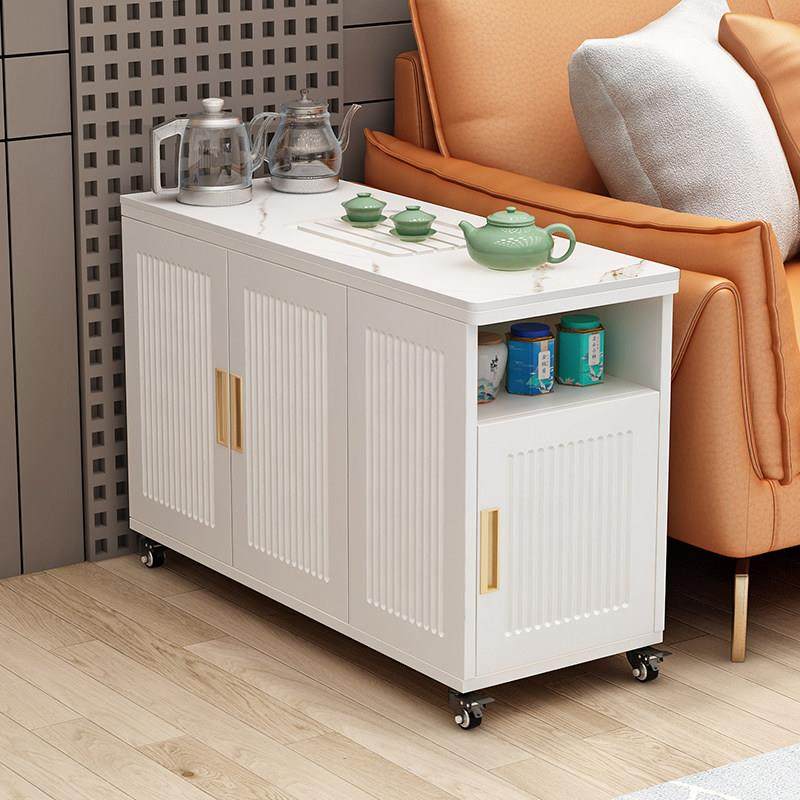 轻奢可移动岩板边几缝隙储物边柜沙发侧边家用茶吧机多功能茶台桌,住宅家具,角几/边几,淘宝优惠券,粉丝福利购,淘宝优惠卷