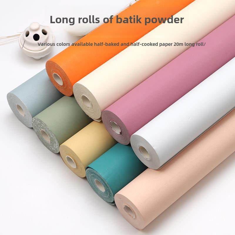 金木堂优质蜡染素纸长卷宣纸半生半熟彩色书法创作手卷宣纸小楷书,文具电教/文化用品/商务用品,宣纸,淘宝优惠券,粉丝福利购,淘宝优惠卷