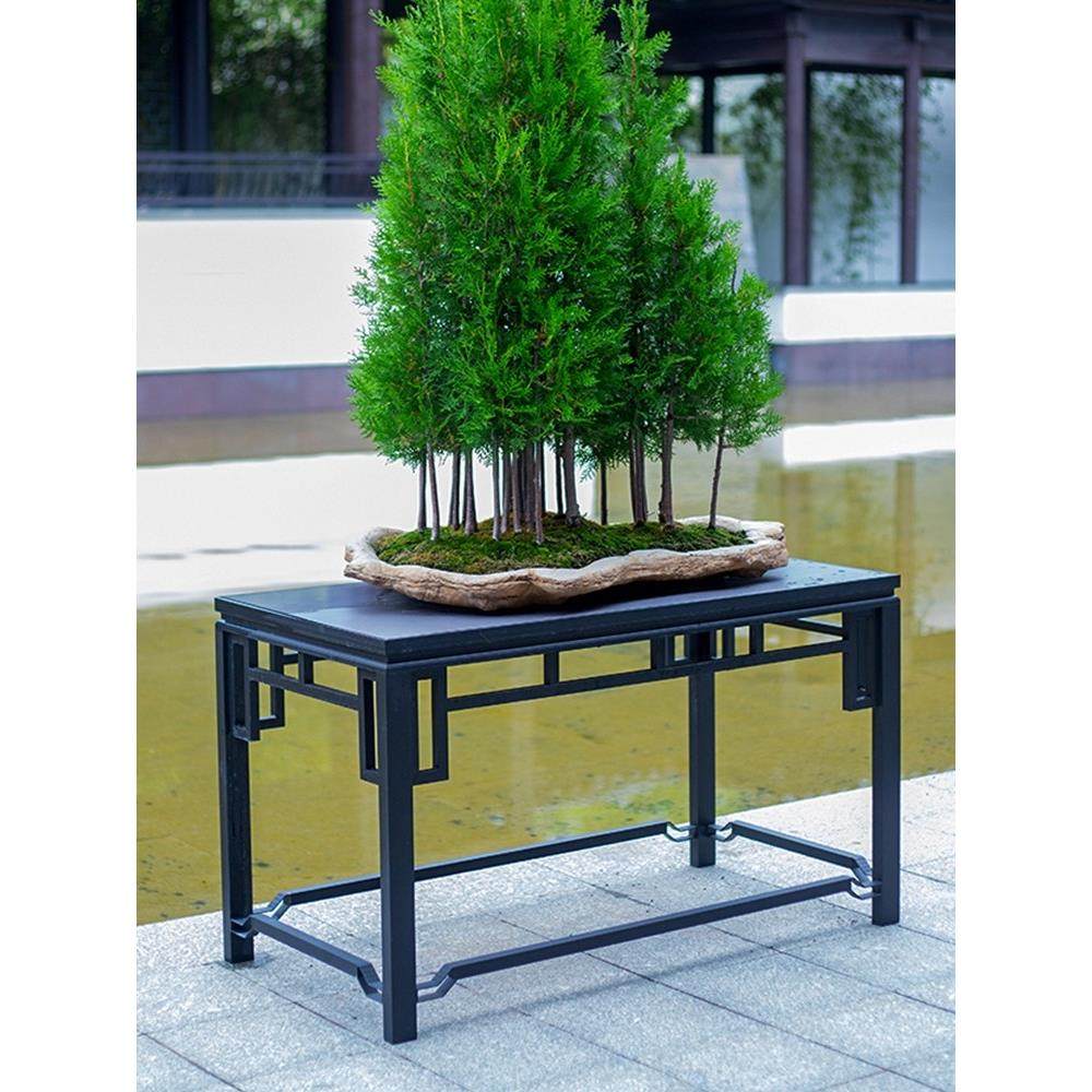 铝合金花架几架单层案台盆景展示架园林造型工具园艺户外定制花架