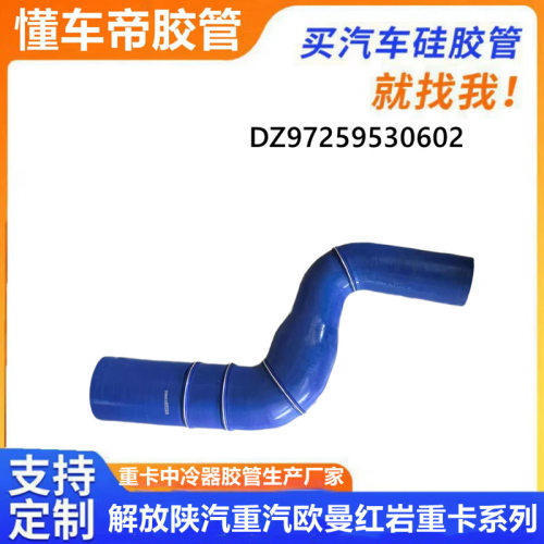 DZ97259530602陕汽德龙X3000中冷器胶管总成