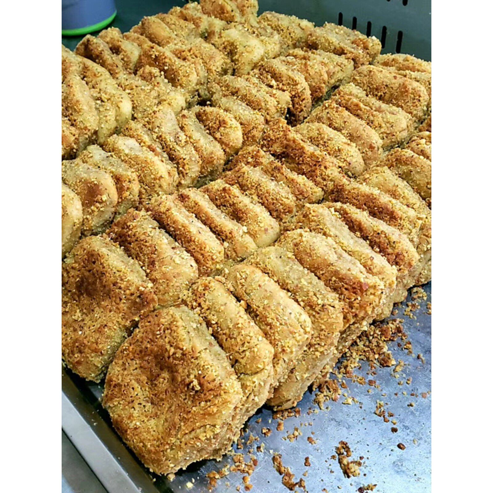 陕西汉中特产宁强王家核桃馍手工现做青木川核桃饼美食传统糕点