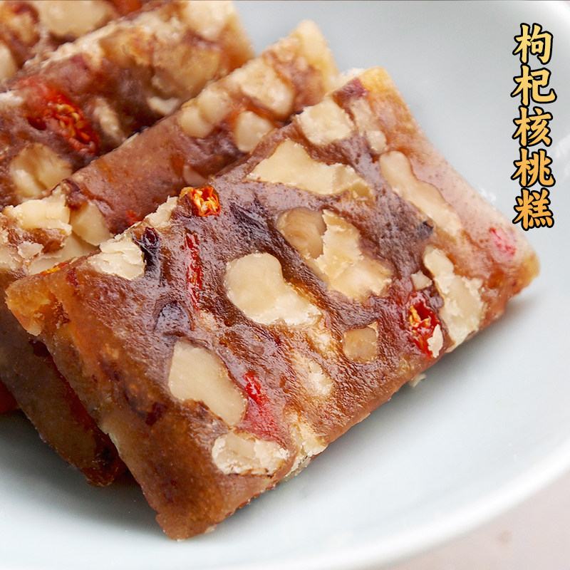 闻酥园枸杞核桃糕牛皮软糖软糯健康零食糕点四川特产成都文殊院街
