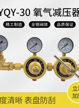 上海减压器YQY-300.25*2.5*25氧气减压器减压阀双级微调