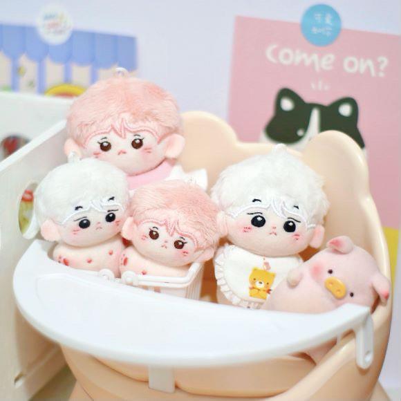 8Cm/5Cm棉娃娃可爱的娃娃绳海星身体娃娃工厂在头上