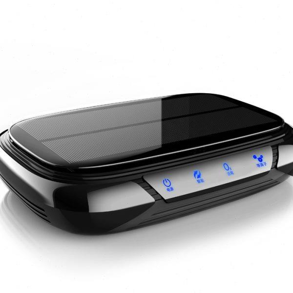 优选新款太阳能车载空气净化器汽车内车用负离子氧吧除甲醛香薰机