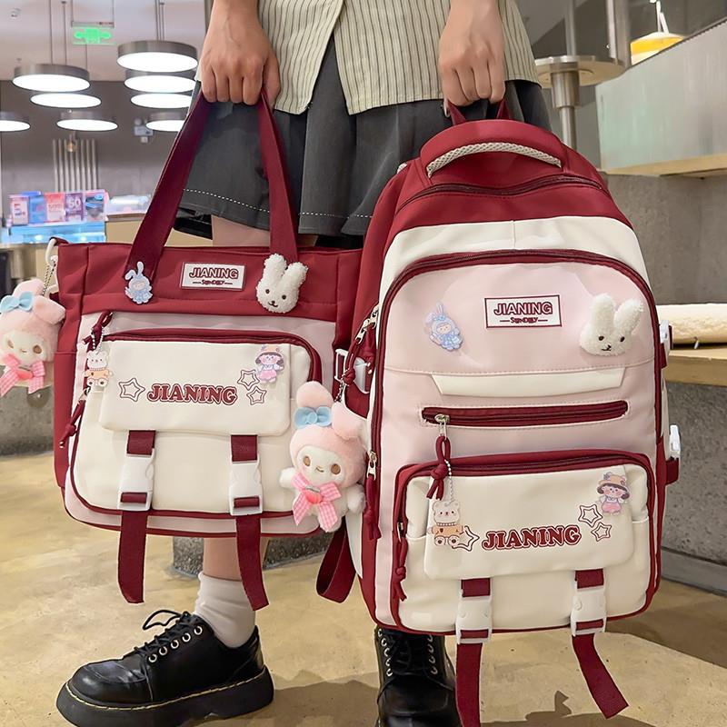 推荐书包女生初中学生高颜