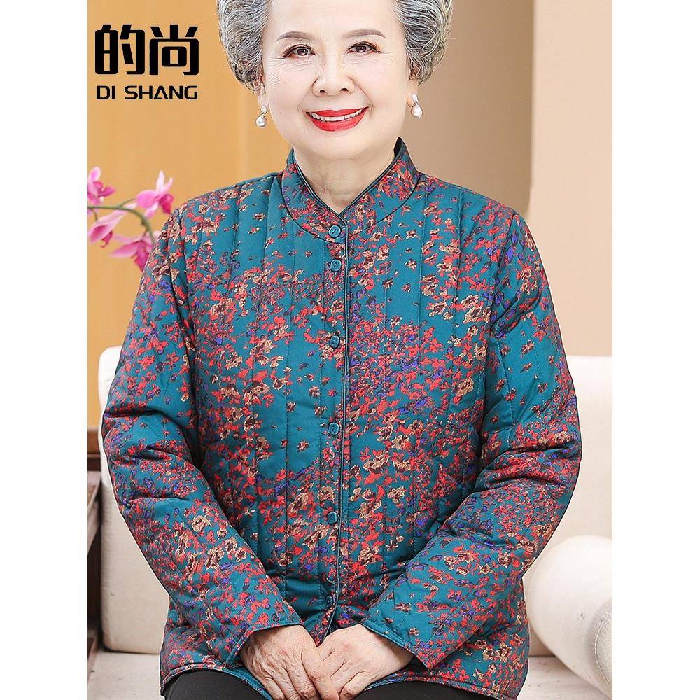 极速奶奶冬装轻薄羽绒棉服中老年人女妈妈冬季60岁小棉衣内胆老人