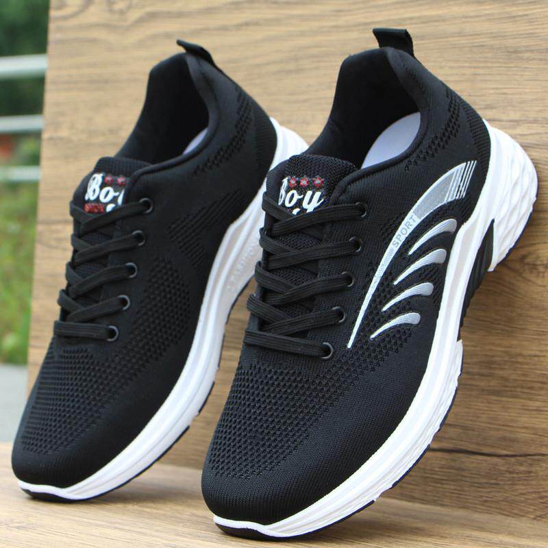 推荐软底防臭男鞋子男士运动鞋春夏季透气网鞋休闲鞋防滑工作鞋跑