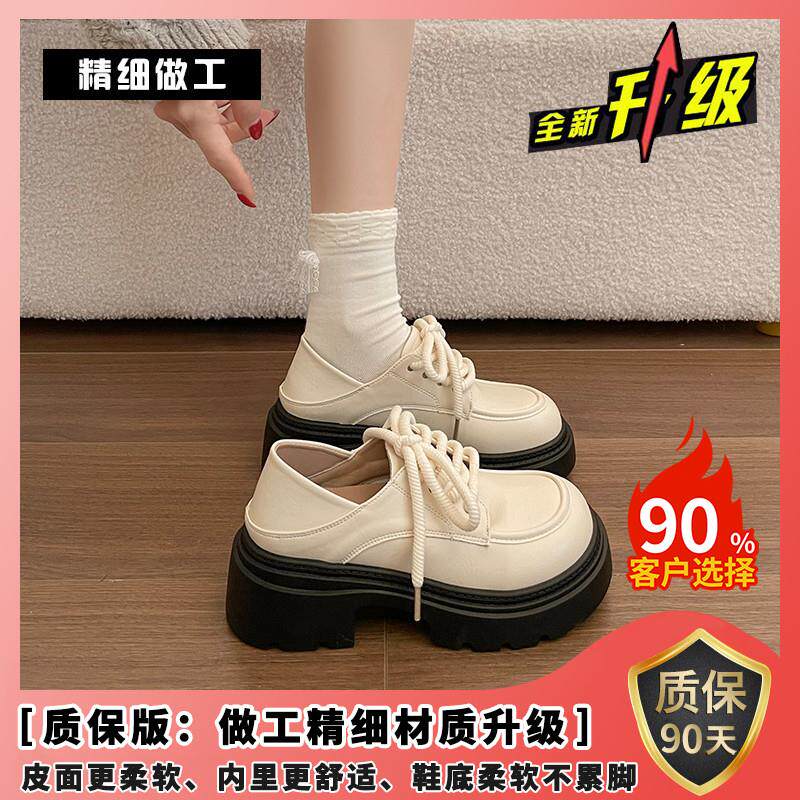推荐英伦风小皮鞋女2026春