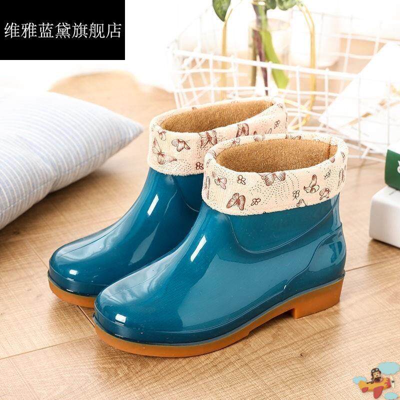 推荐防滑防水厨师靴时尚女