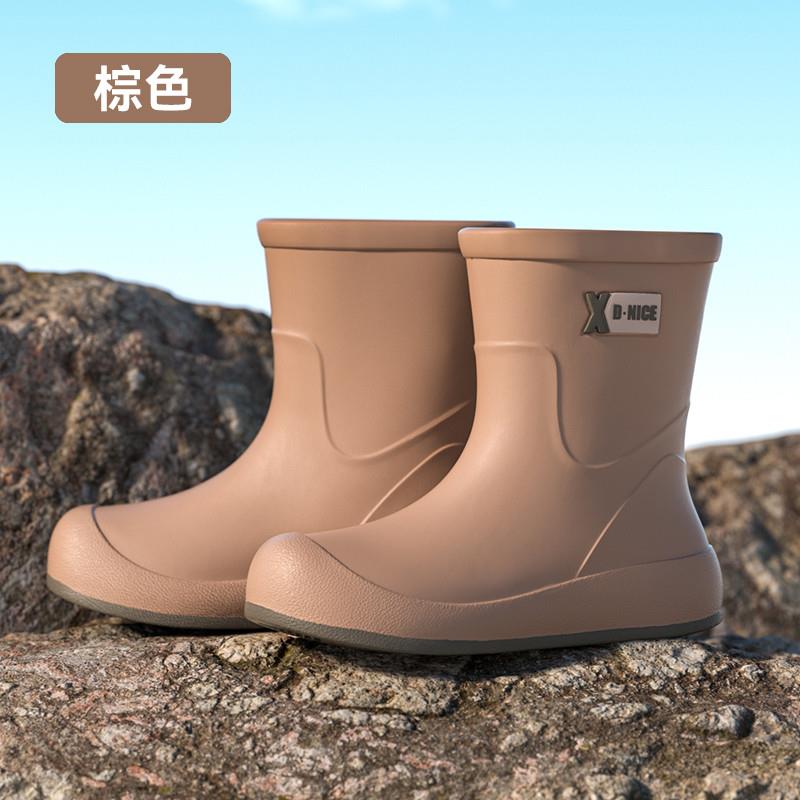 推荐新款雨鞋露营防水防滑