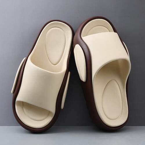 推荐男士防滑厚底凉拖一字